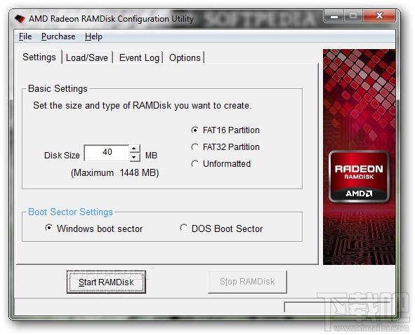 RadeonRAM Disk,AMD Radeon RAMDisk汉化版,内存盘,RAMDisk