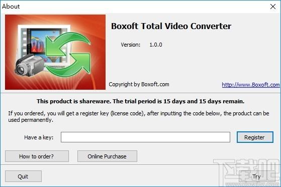 Boxoft Total Video Converter下载,视频转换器,视频转换
