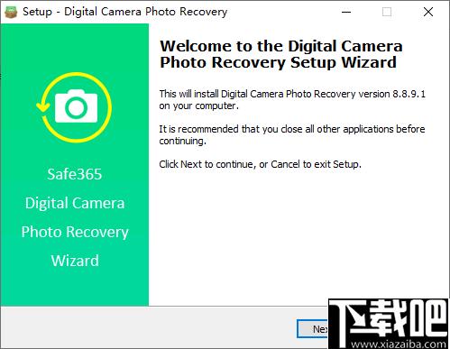 safe365 Digital Camera Photo Recovery Wizard下载,相片恢复