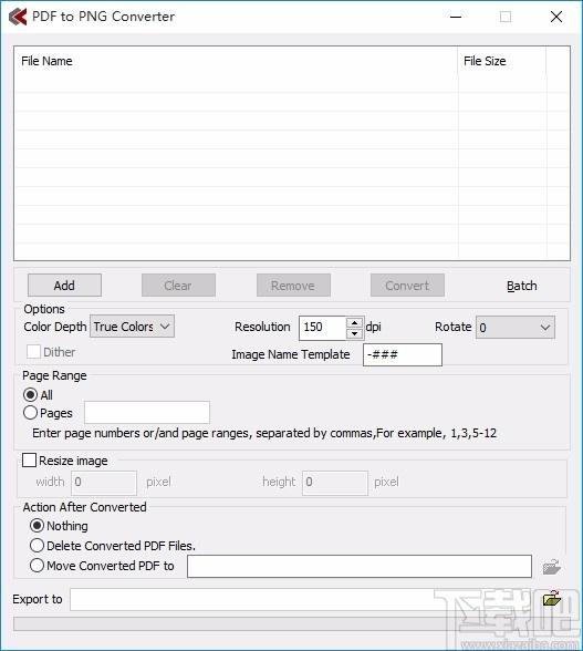 PDF to PNG Converter,PDF转PNG,PDF转换,文件转换