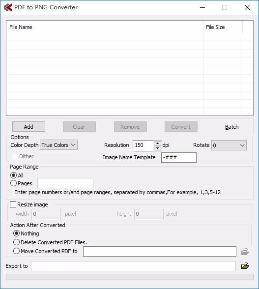 PDF to PNG Converter,PDF转PNG,PDF转换,文件转换