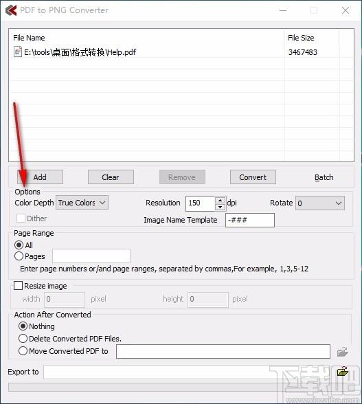 PDF to PNG Converter,PDF转PNG,PDF转换,文件转换