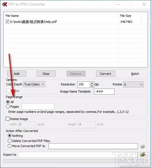 PDF to PNG Converter,PDF转PNG,PDF转换,文件转换