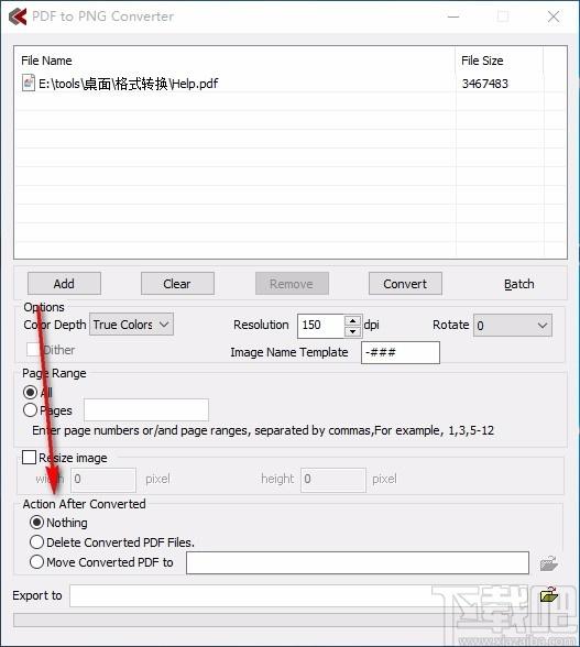 PDF to PNG Converter,PDF转PNG,PDF转换,文件转换