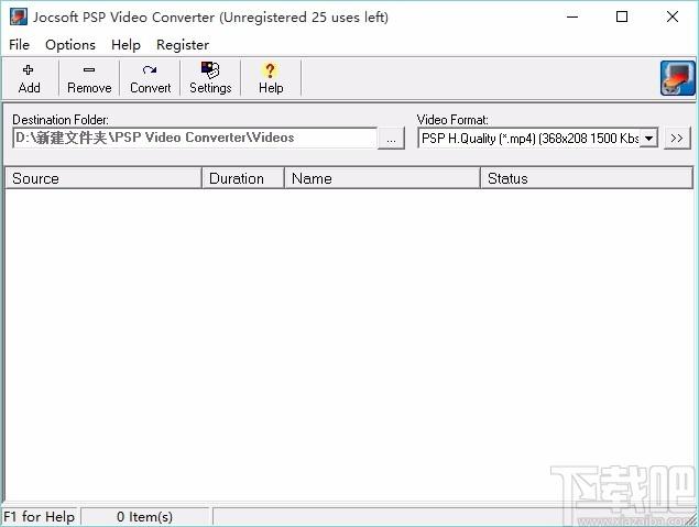 Jocsoft PSP Video Converter下载,PSP视频转换器