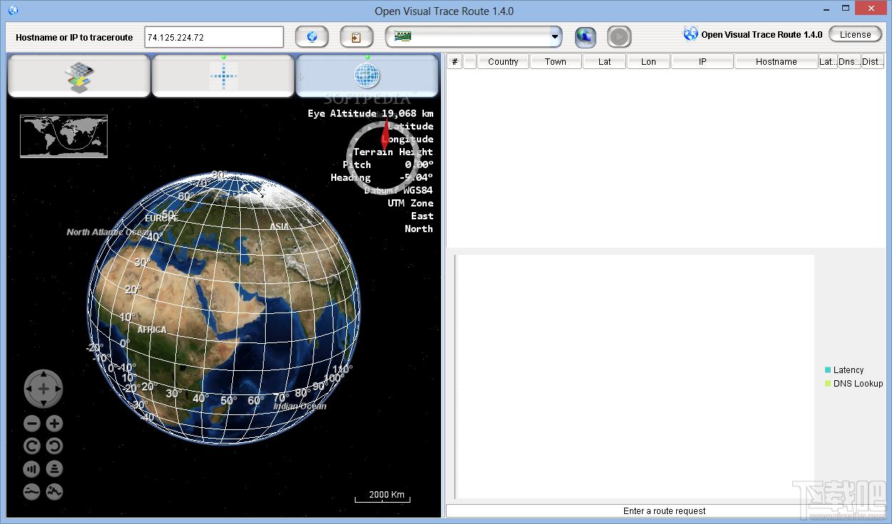 Open Visual Traceroute,路由跟踪,路由追踪